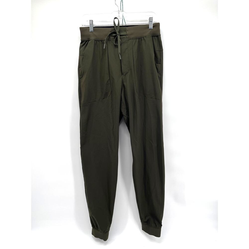 Lululemon ABC Jogger Olive Green Mens Size Medium M Athleisure Slim Hiking Pants